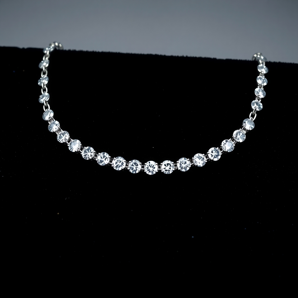 Moissanite tennis chain