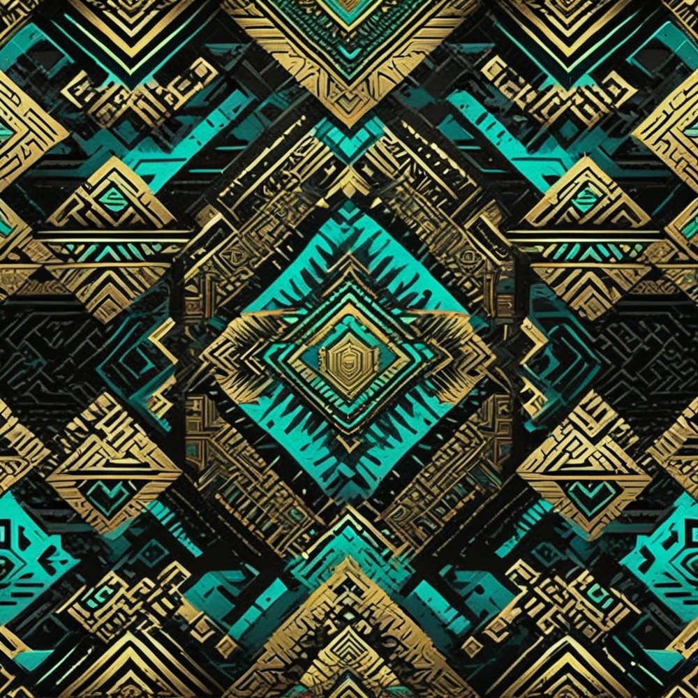 Zoncarii Gold Line — Aztec graphic tee